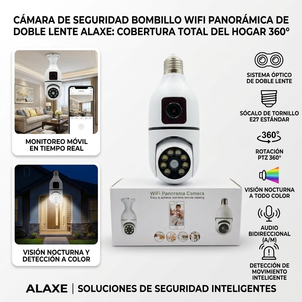 Cámara Bombillo Doble