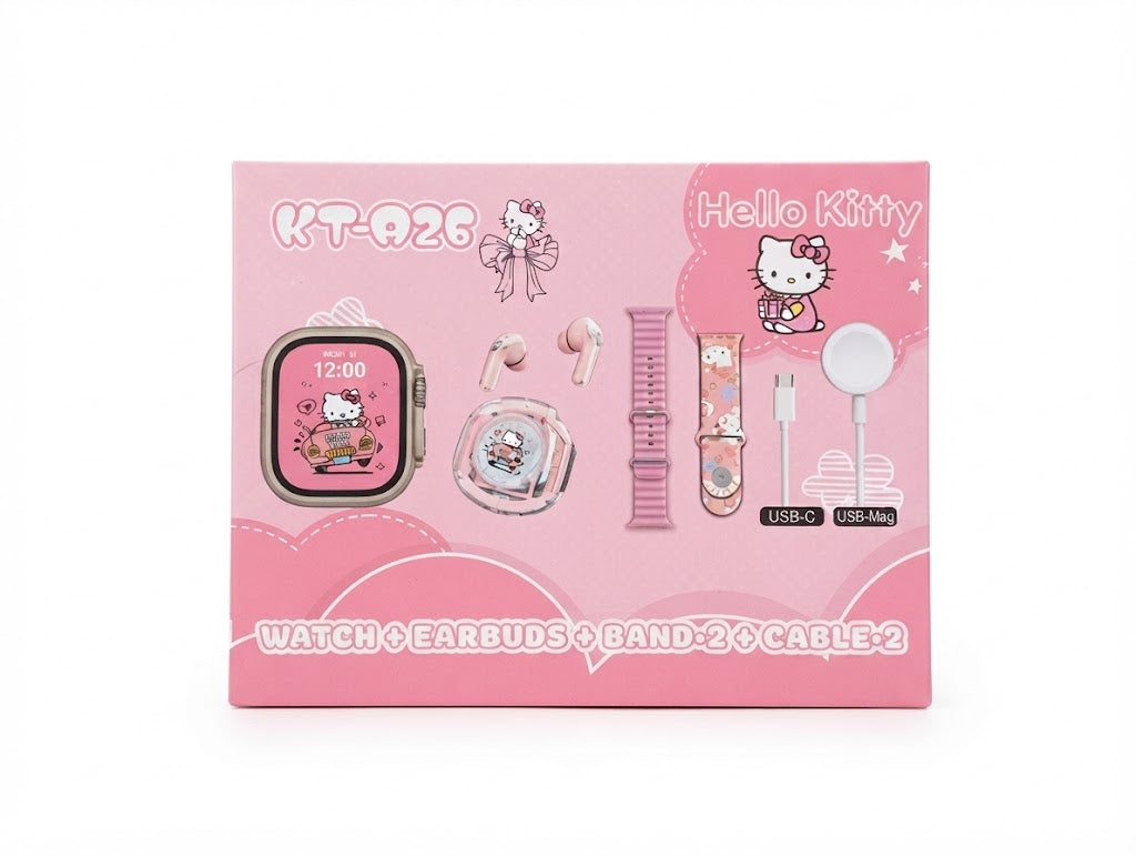 Set Smartwatch & Audifonos Edición Cartoon (FF)