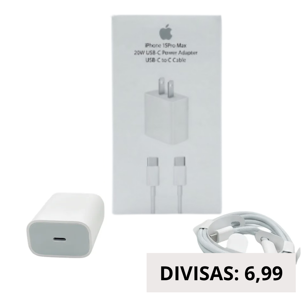 Kit Cargador Iphone 20W TYPE-C (FF)