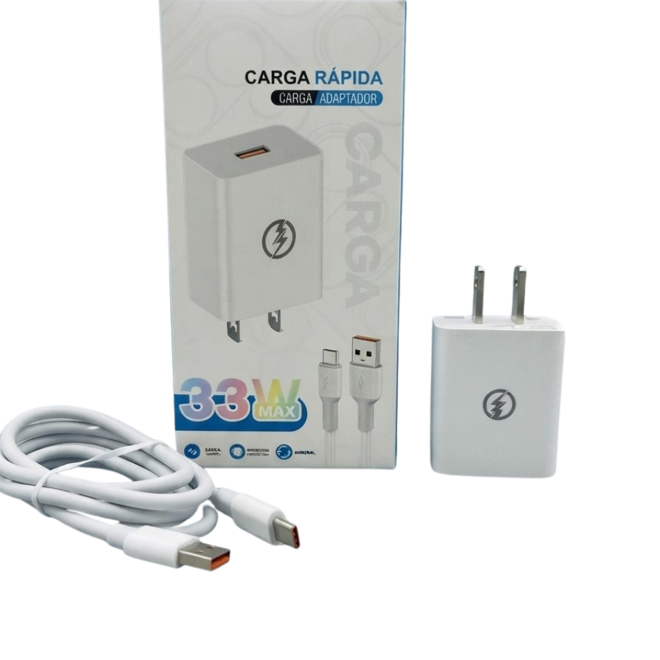 Cargador Tecno Completo 33W Tipo C (UE)