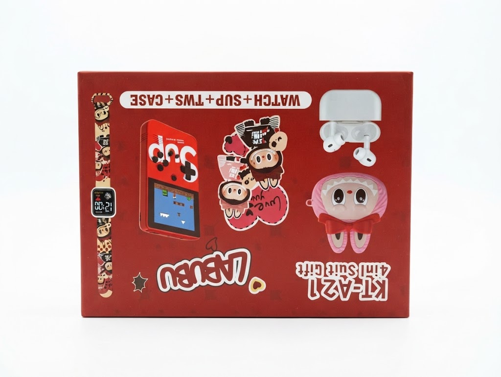 Set Smartwatch, Audifonos & Consola Edición Cartoon (FF)