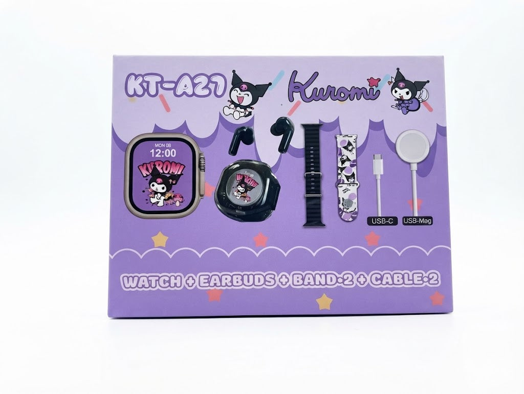 Set Smartwatch & Audifonos Edición Cartoon (FF)