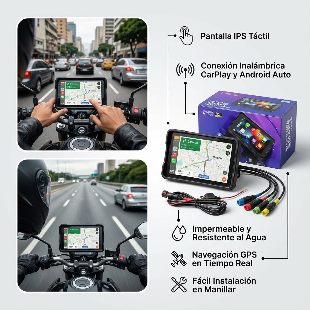 Carplay de Moto Con Camara (FF)
